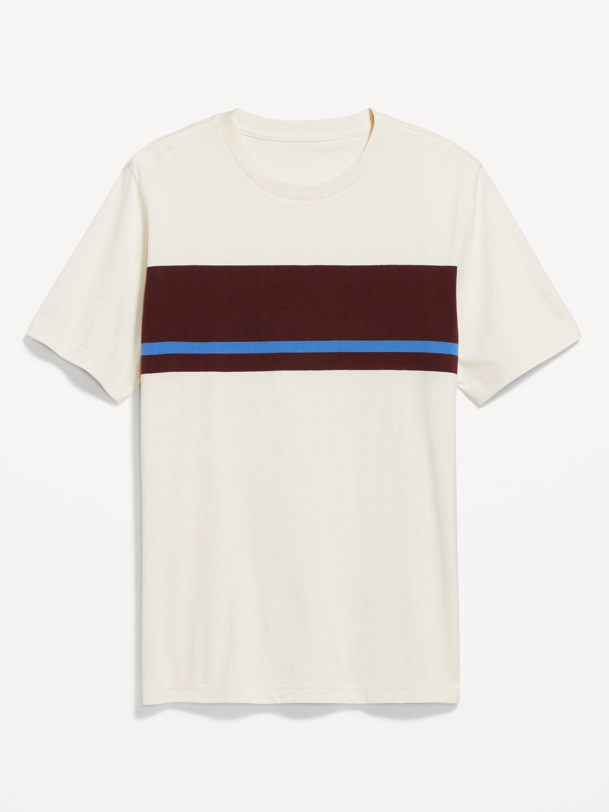 Cream/Navy Stripe