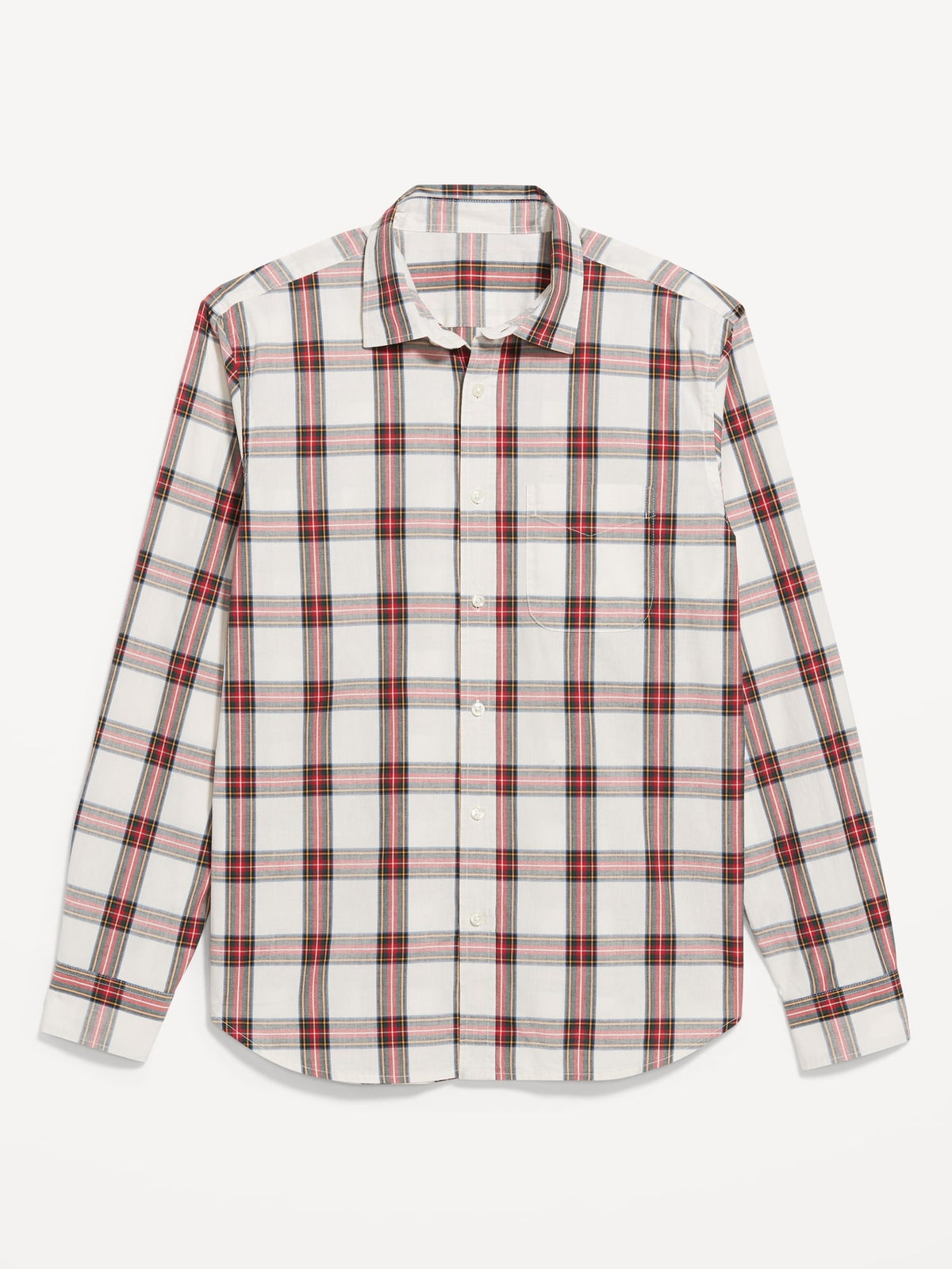 White/Red Plaid