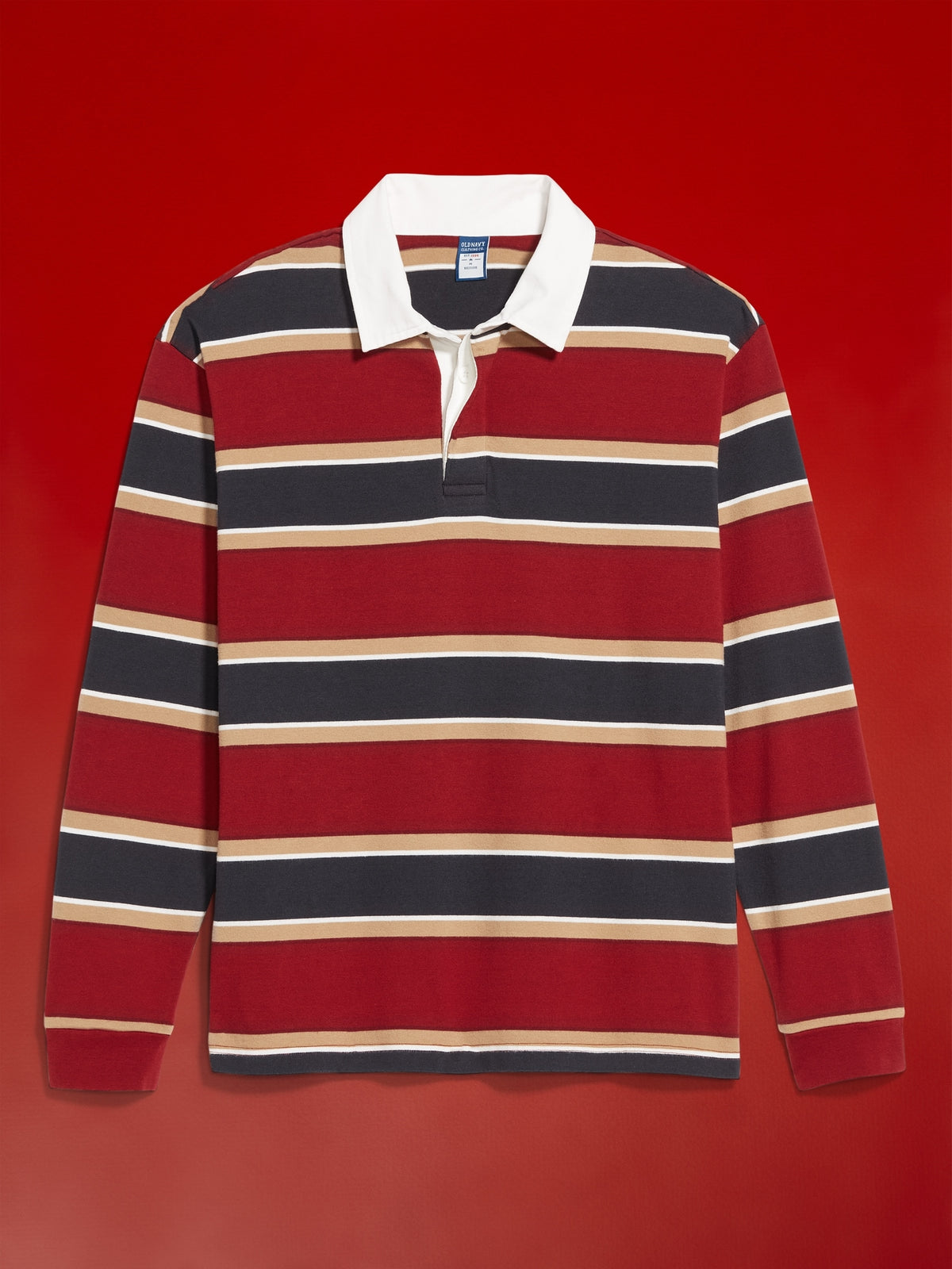 Red Rugby Stripe