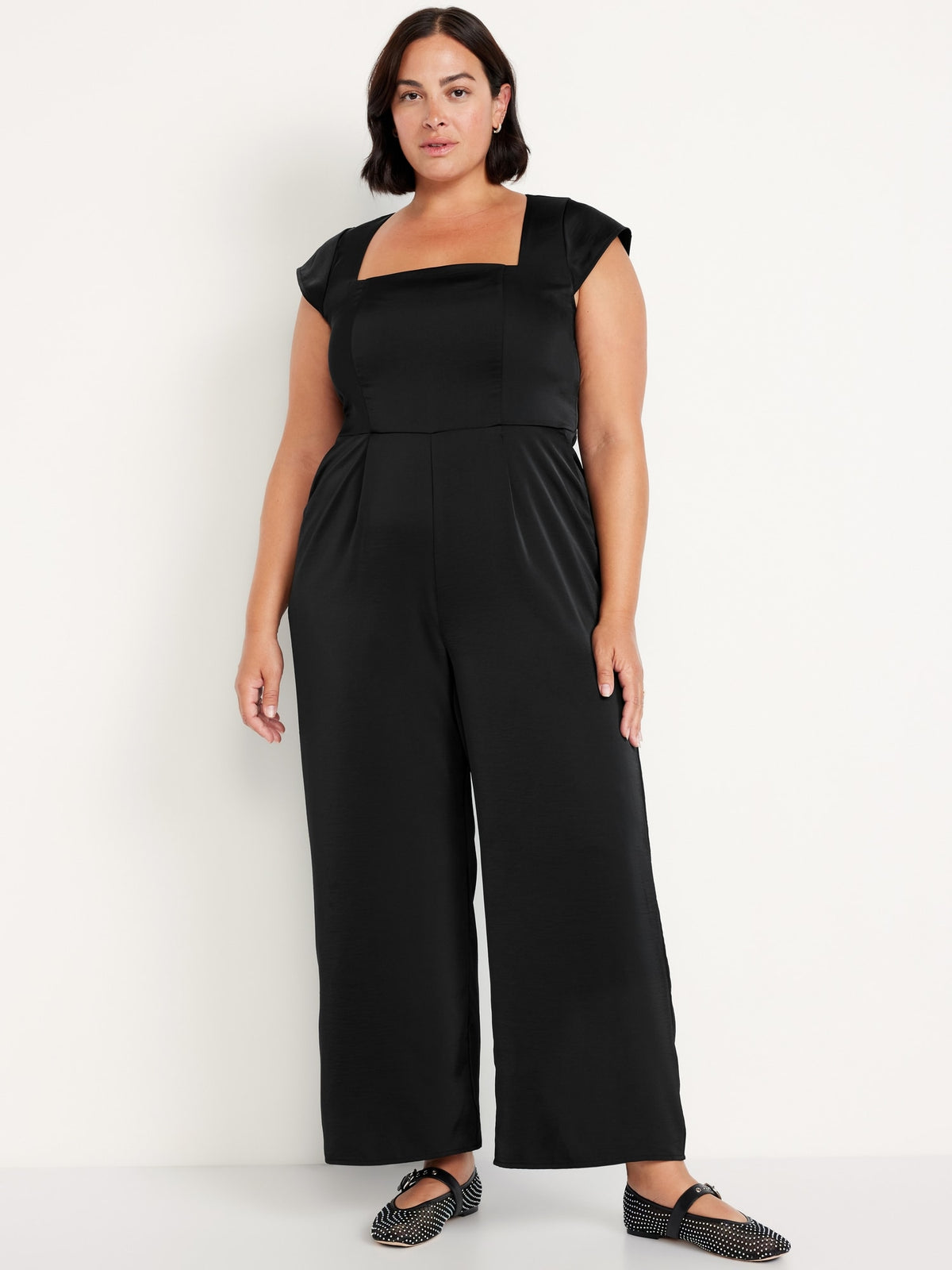 Fit Flare Satin Jumpsuit Old Navy Philippines