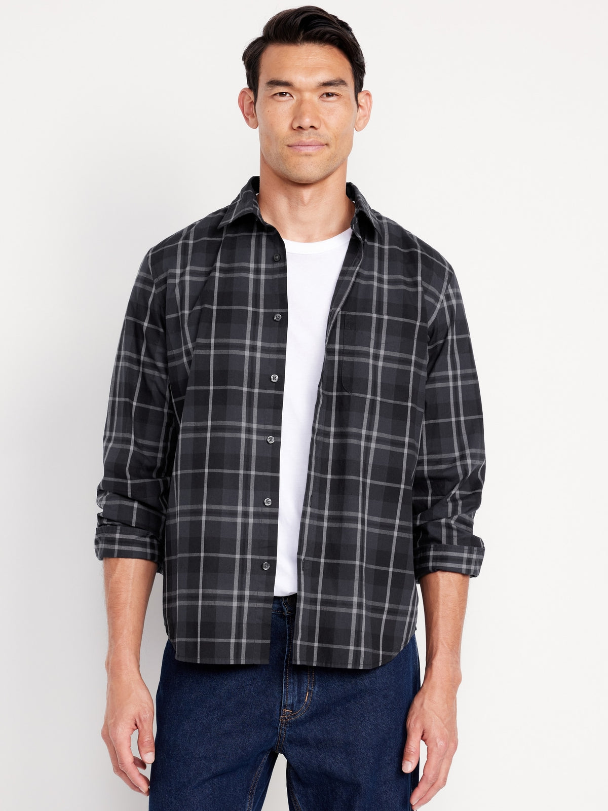 DARK SEA BLUE PLAID