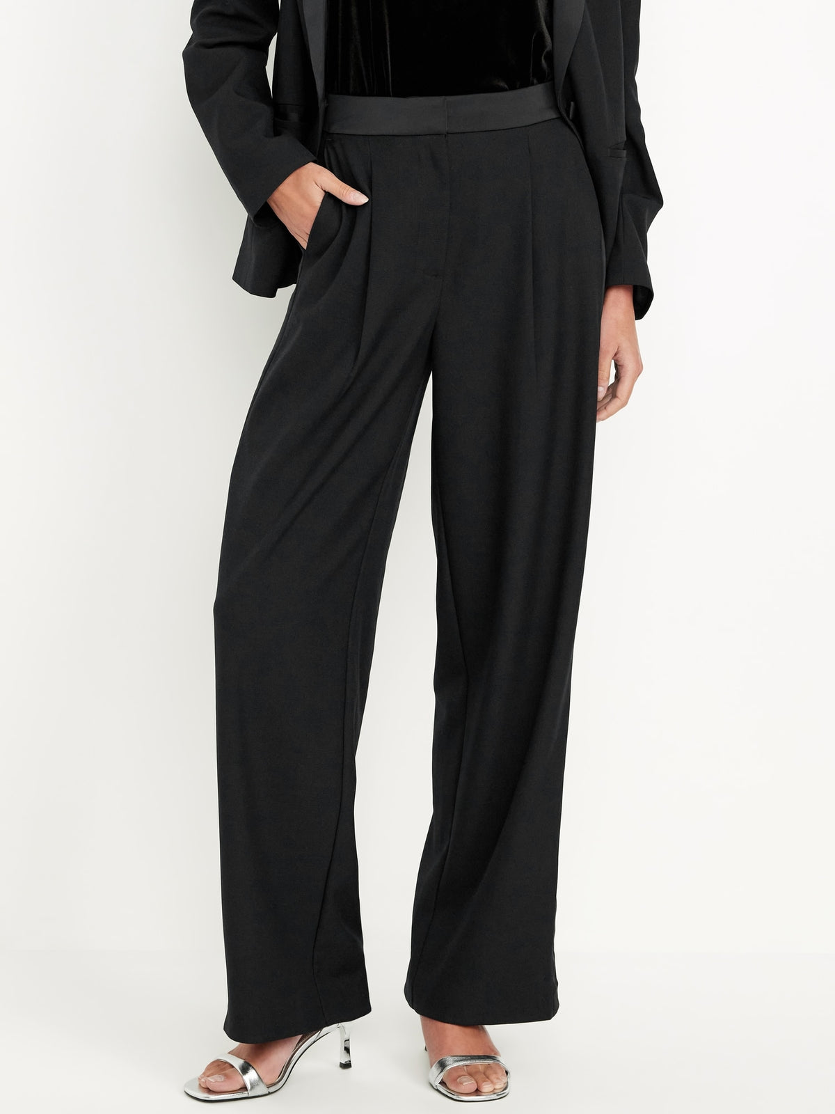 Extra High-Waisted Wide-Leg Trouser Pants Old Navy Philippines