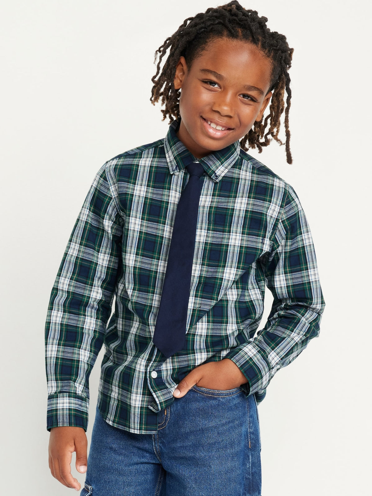 Printed Long-Sleeve Pocket Shirt and Tie Set for Boys - Old Navy Philippines Printed Long-Sleeve Pocket Shirt and Tie Set for Boys - Old Navy Philippines