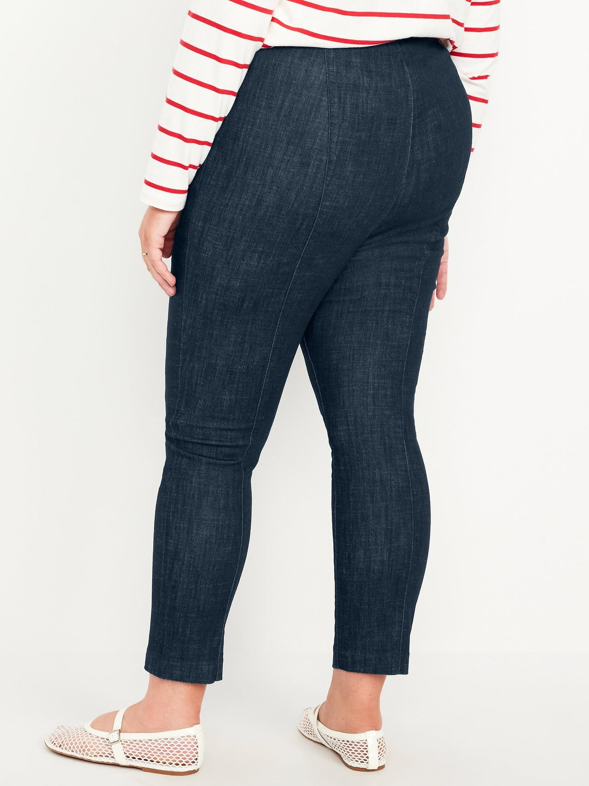 Extra High-Waisted Polished Pixie Skinny Ankle Jeans