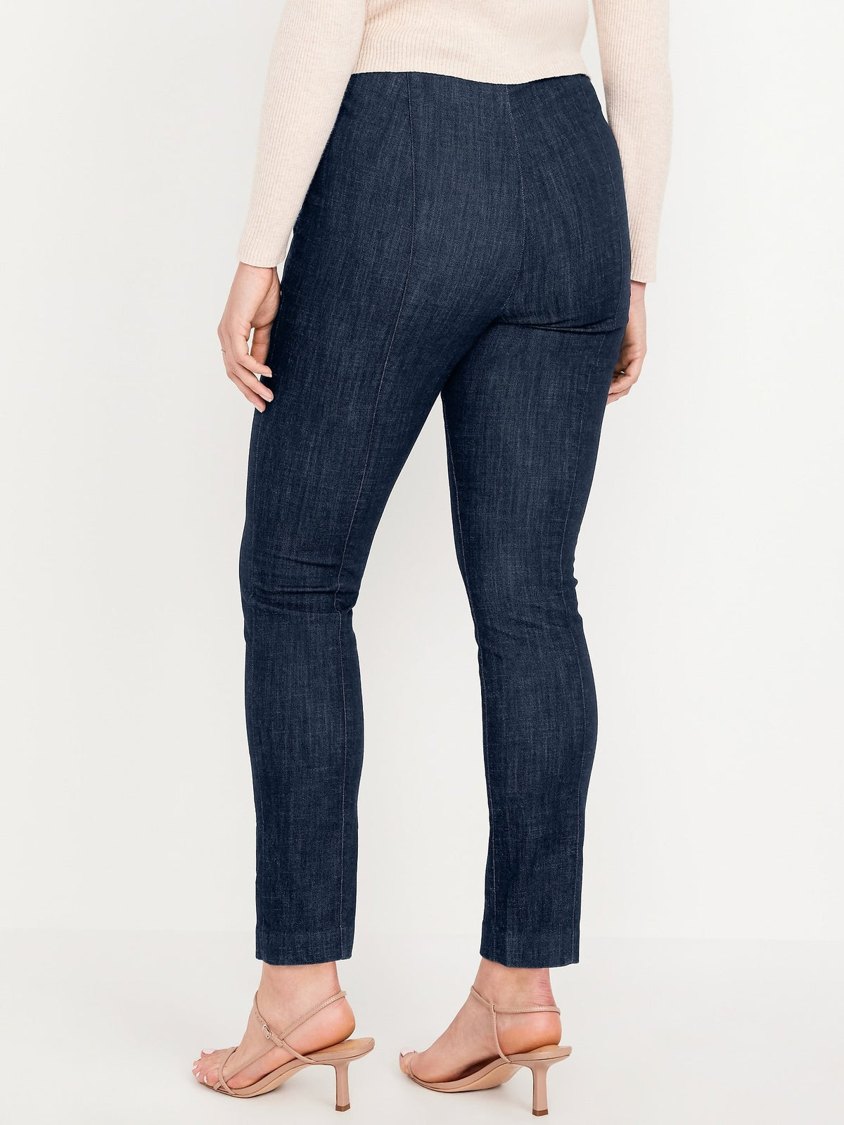 Extra High-Waisted Polished Pixie Skinny Ankle Jeans
