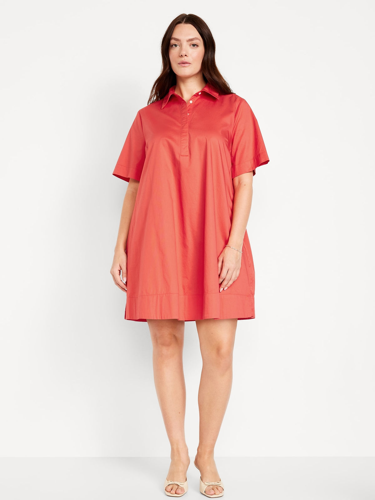 old navy mini swing shirt dress Old Navy Women's Short-Sleeve Mini Swing Dress - Green