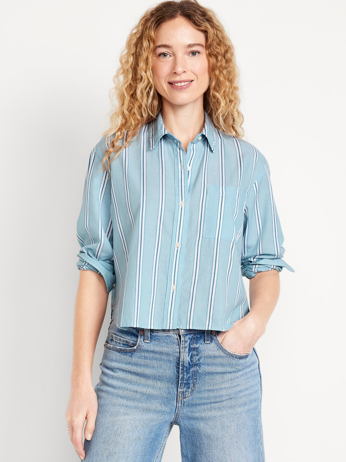 Old Navy Blue Striped Shirt Button Down Cropped Button-Down Striped Shirt Old Navy Philippines Old Navy Blue Striped Shirt Button Down Cropped Button-Down Striped Shirt Old Navy Philippines