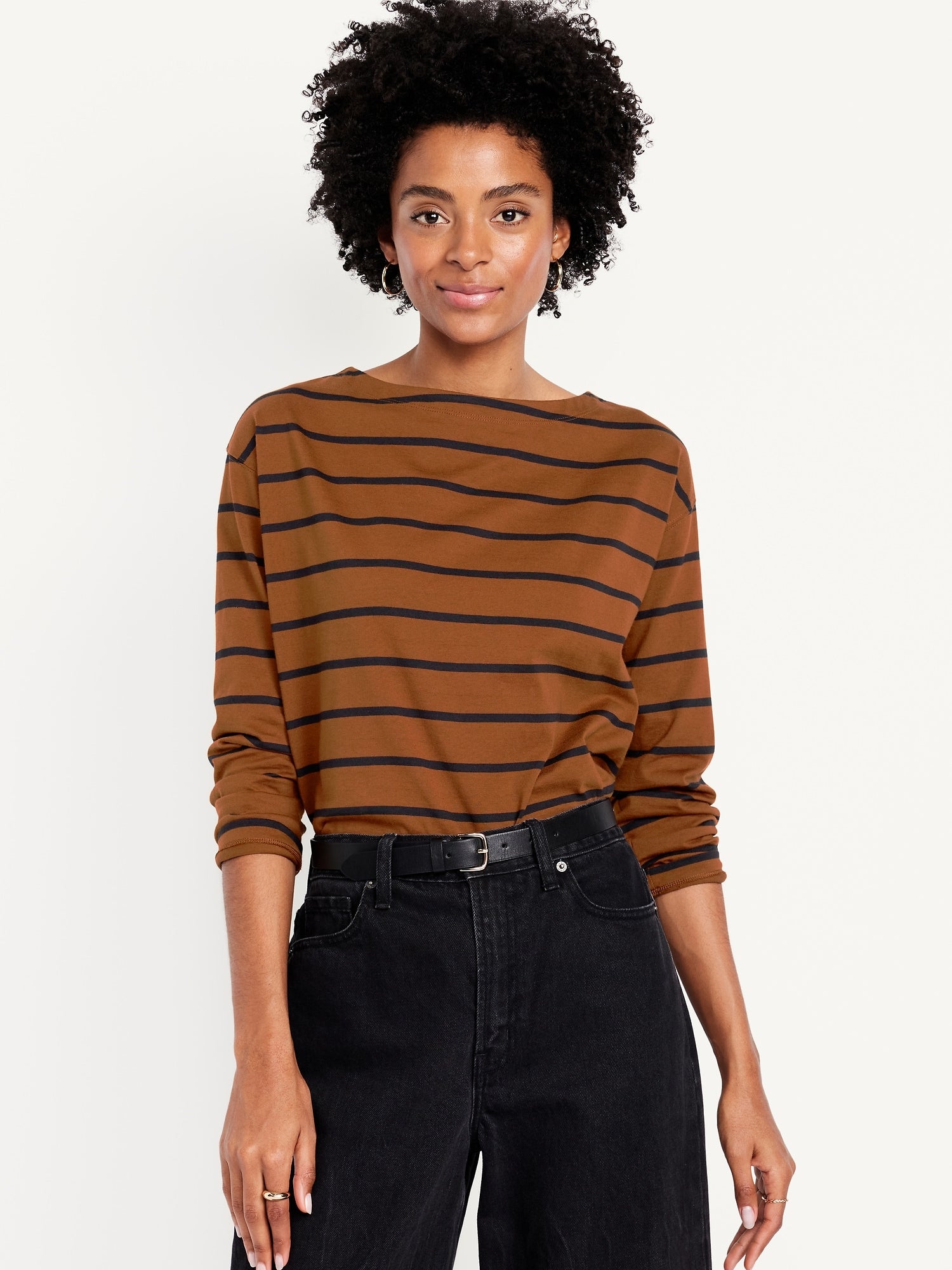 Bold Brown Stripe