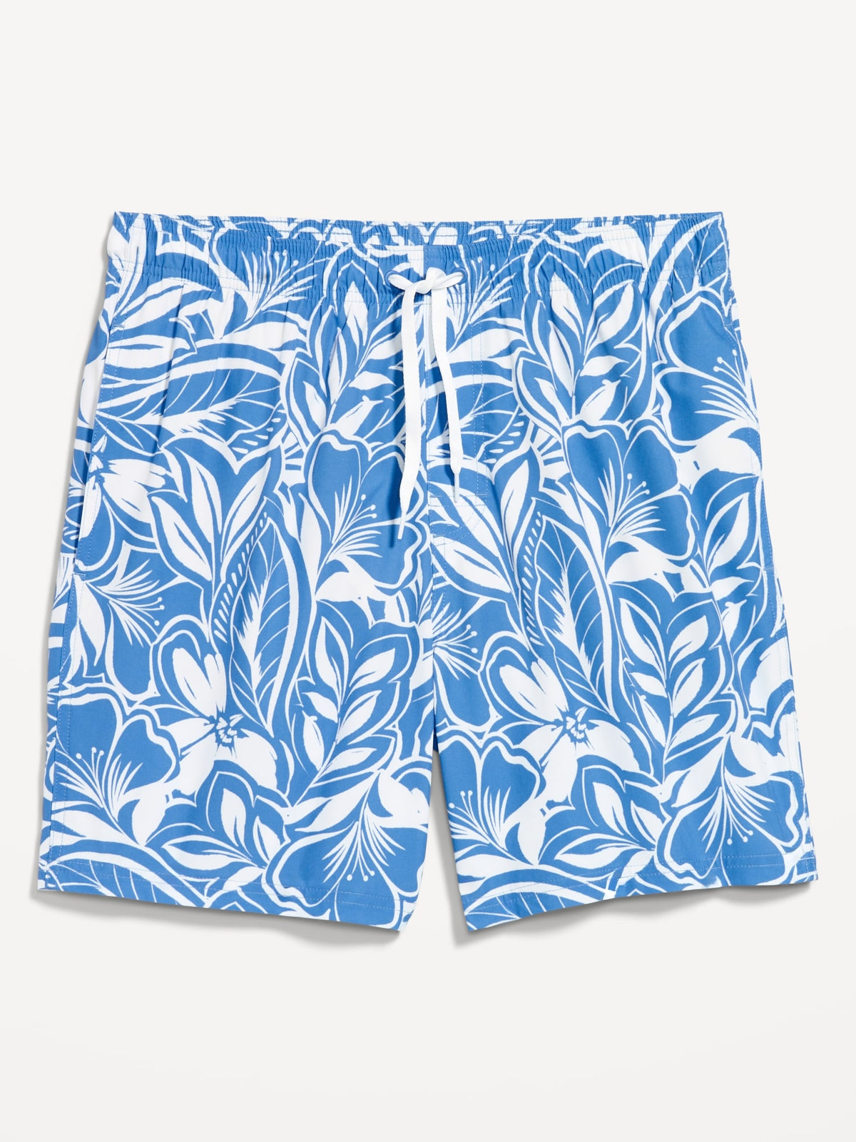 White/Blue Floral