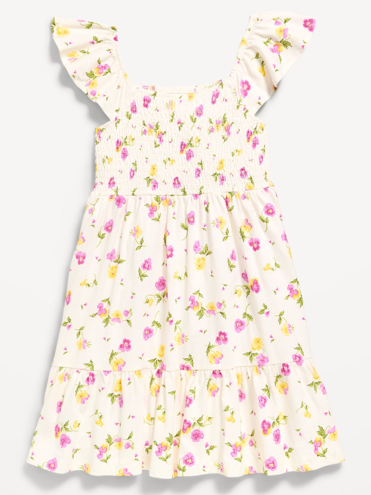 Printed Fit and Flare Smocked Dress for Girls - Old Navy Philippines Printed Fit and Flare Smocked Dress for Girls - Old Navy Philippines