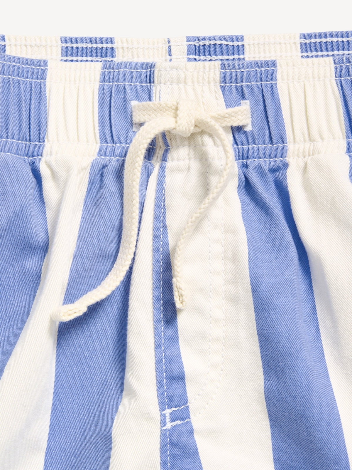 White/Blue Stripe