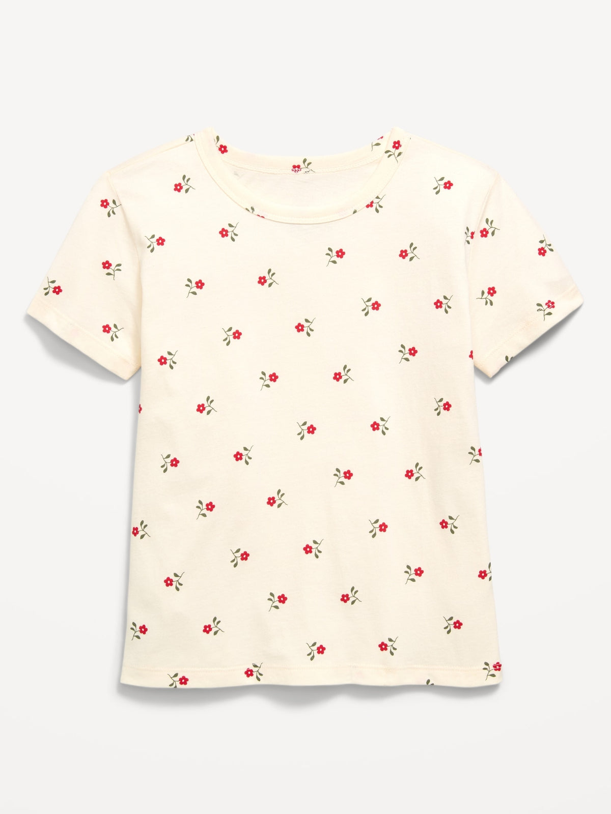 Red/White Floral
