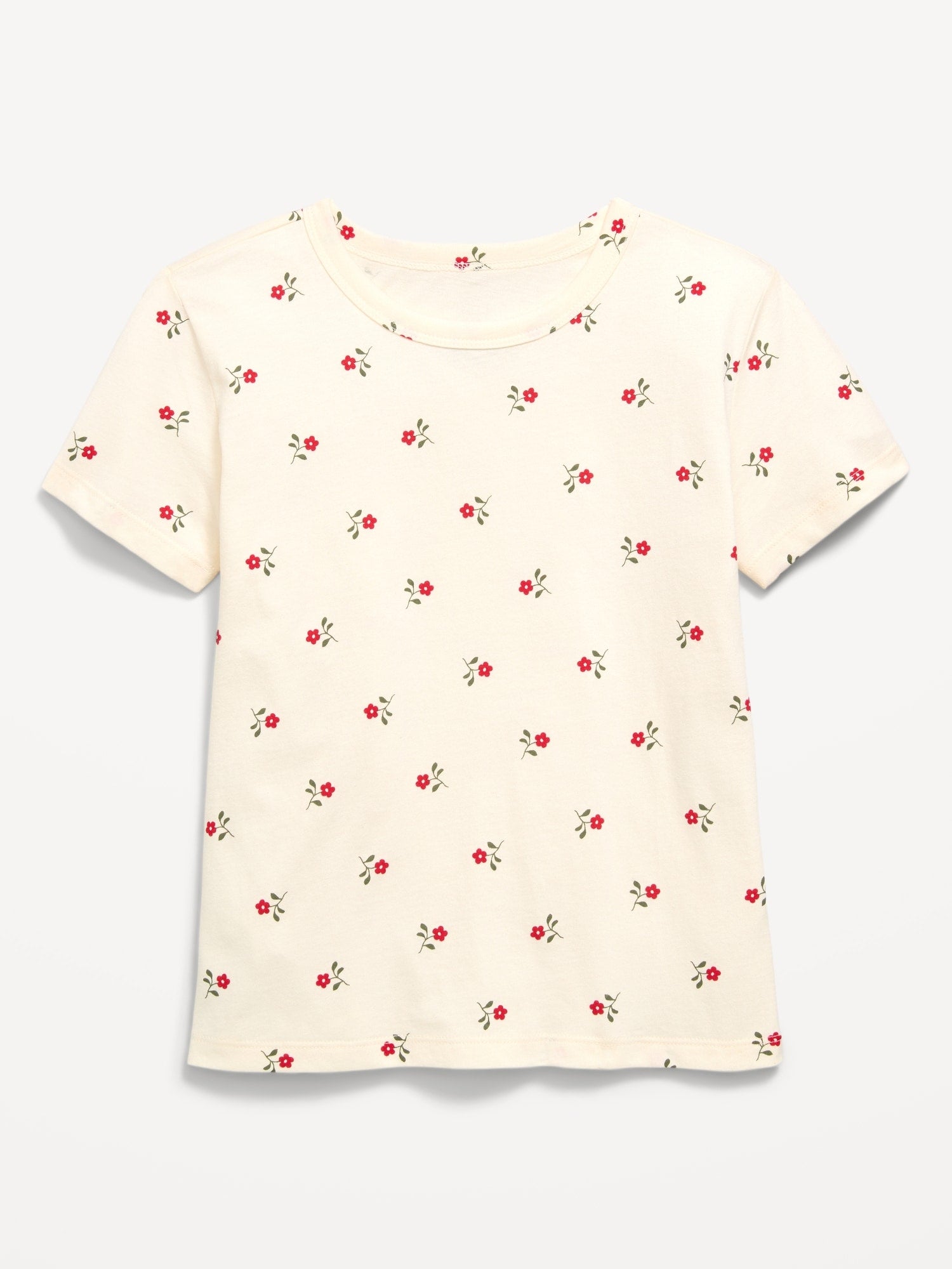 Red/White Floral