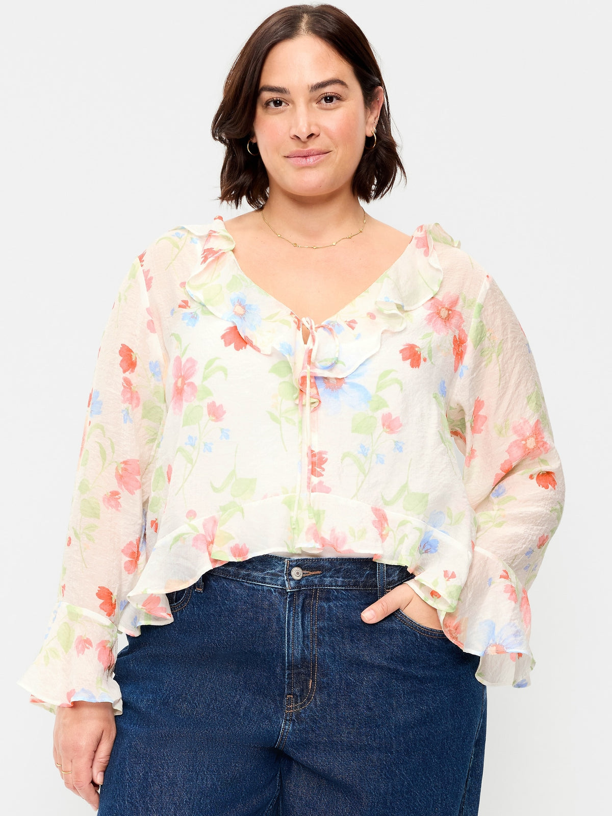 Multi Floral Top