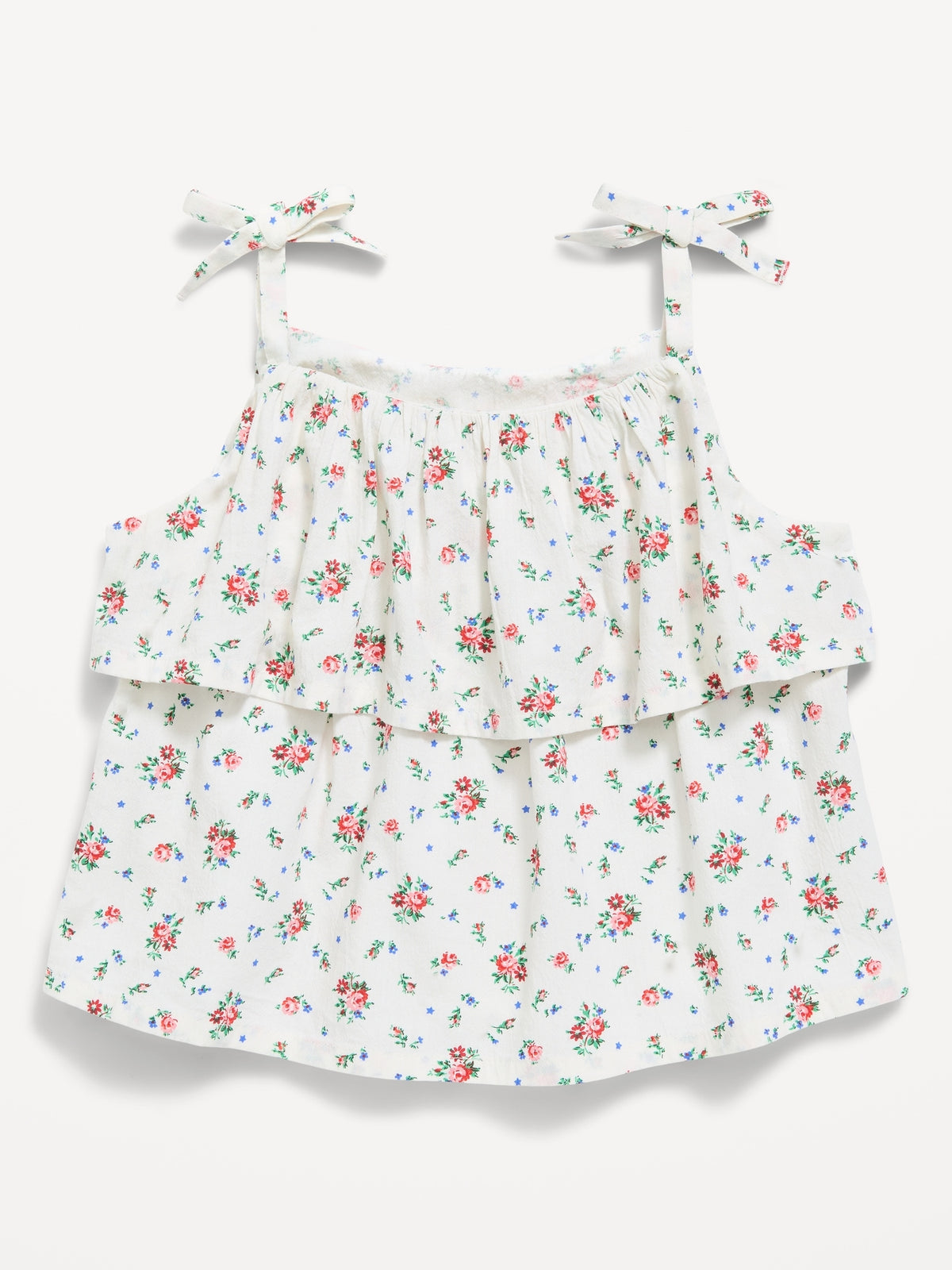 White Ditsy Floral