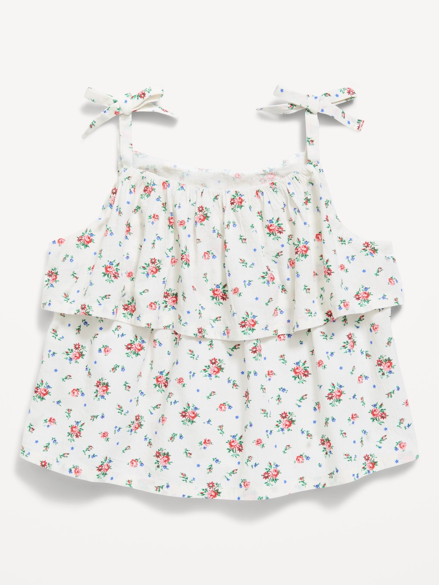 White Ditsy Floral