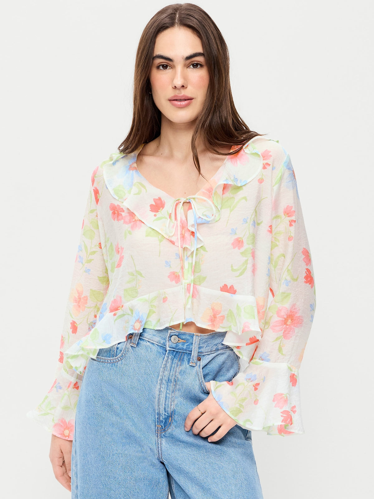Multi Floral Top