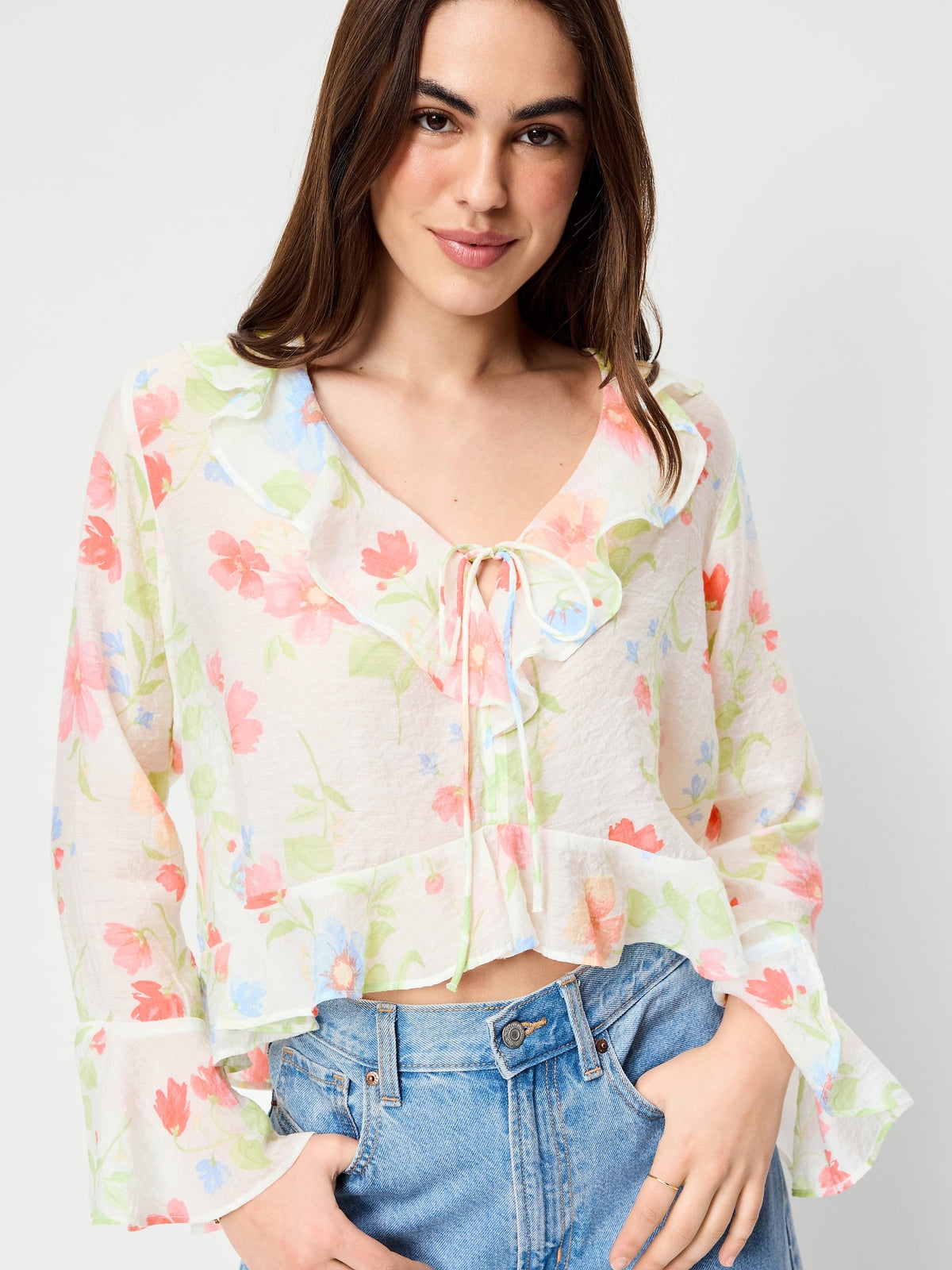 Multi Floral Top