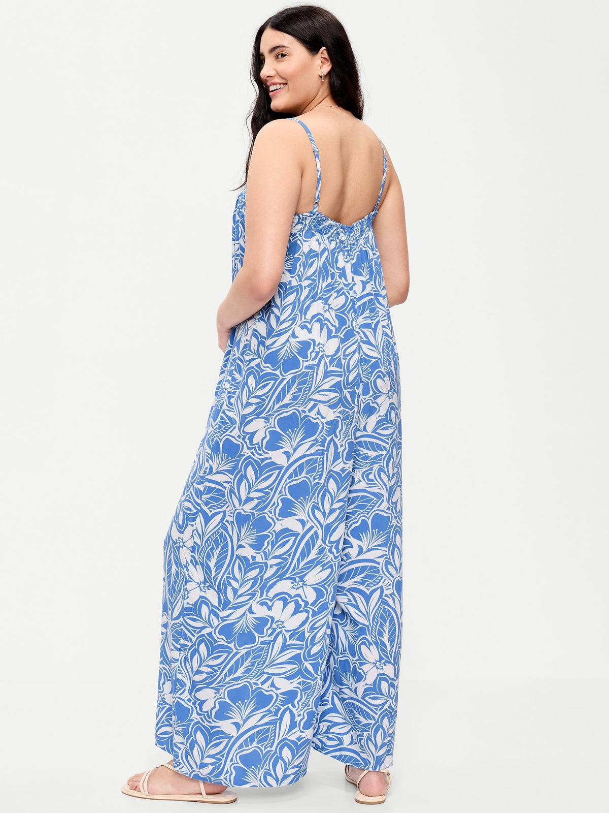 Large Blue Floral