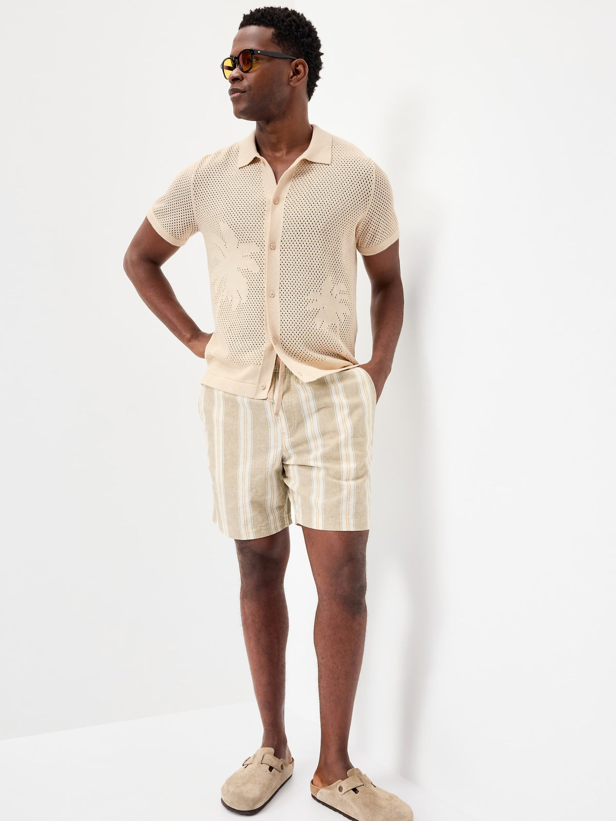 White Palm Print
