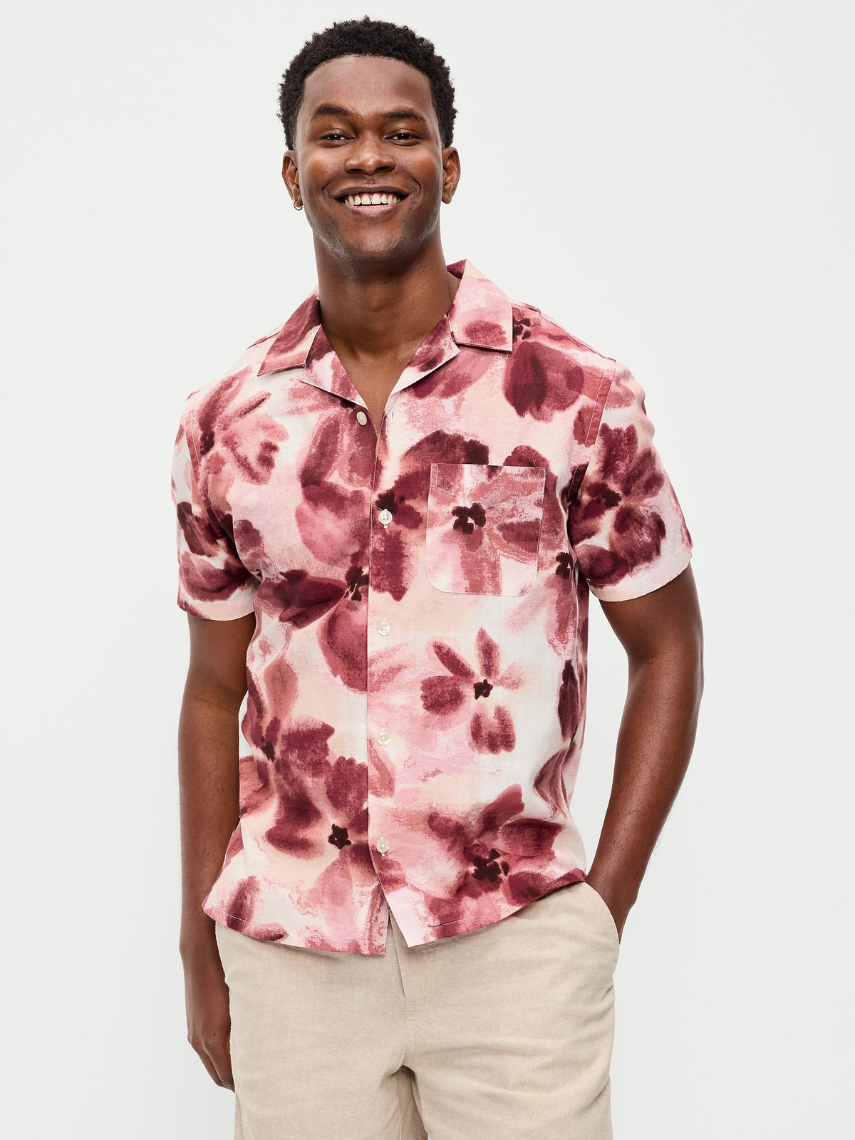 Pink Tie Dye Floral