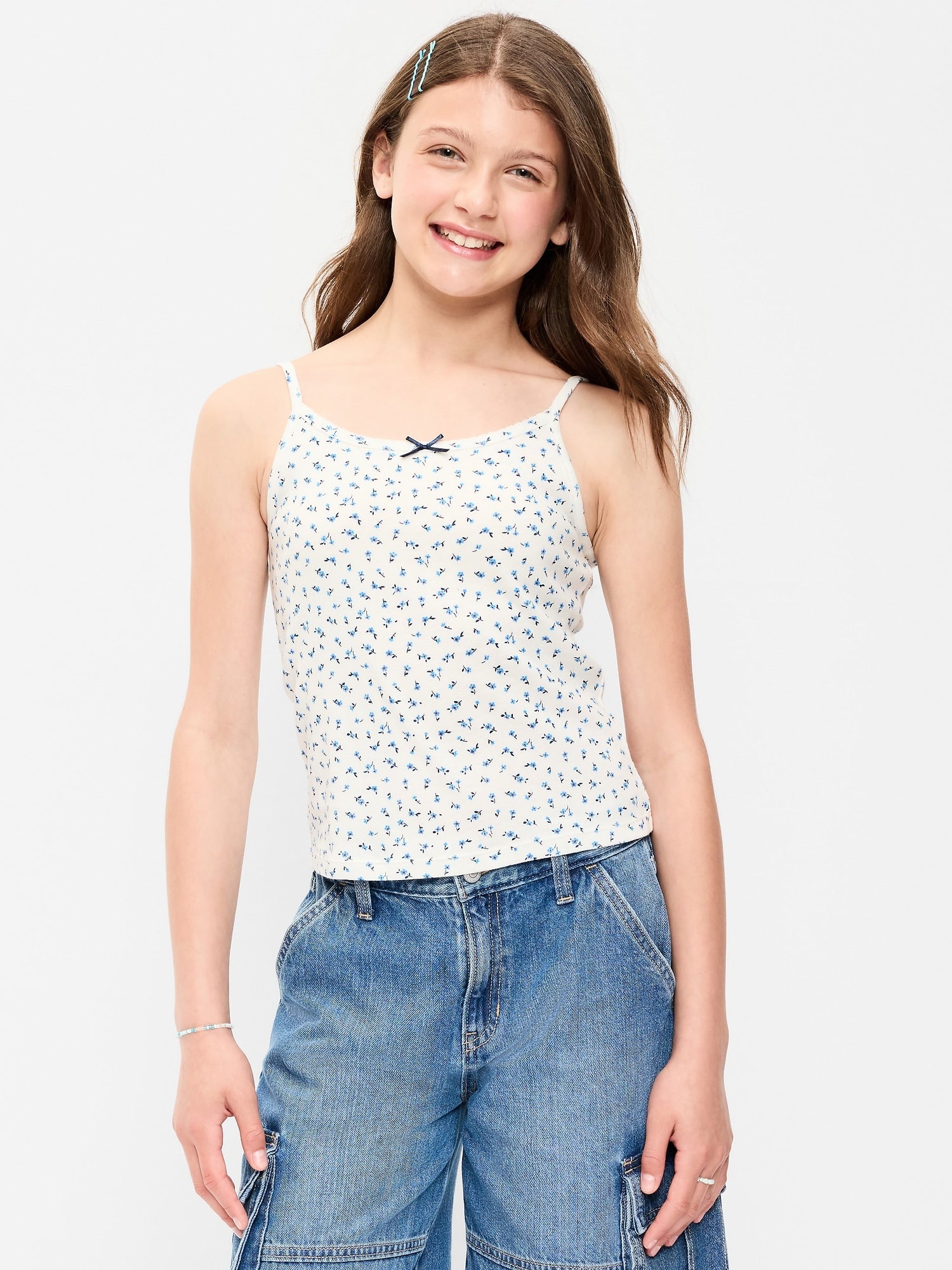 White Ditsy Floral