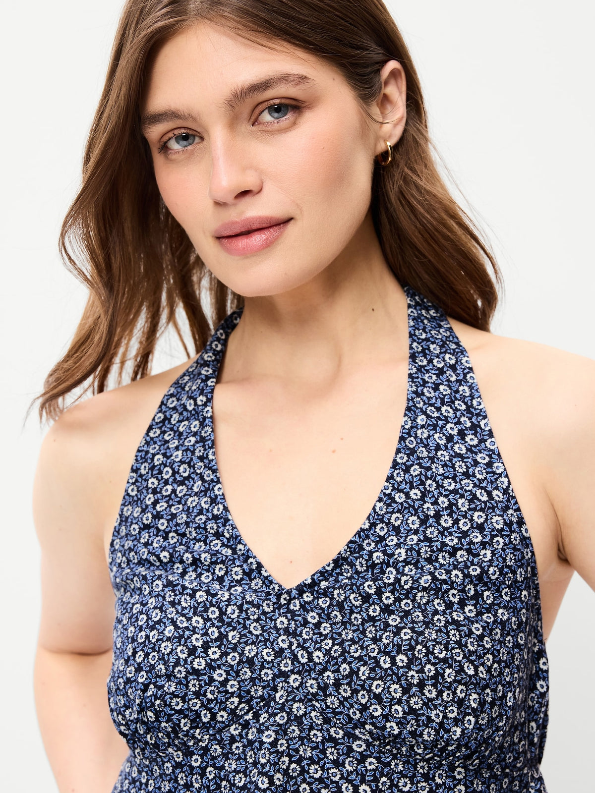 Blue Ditsy Floral