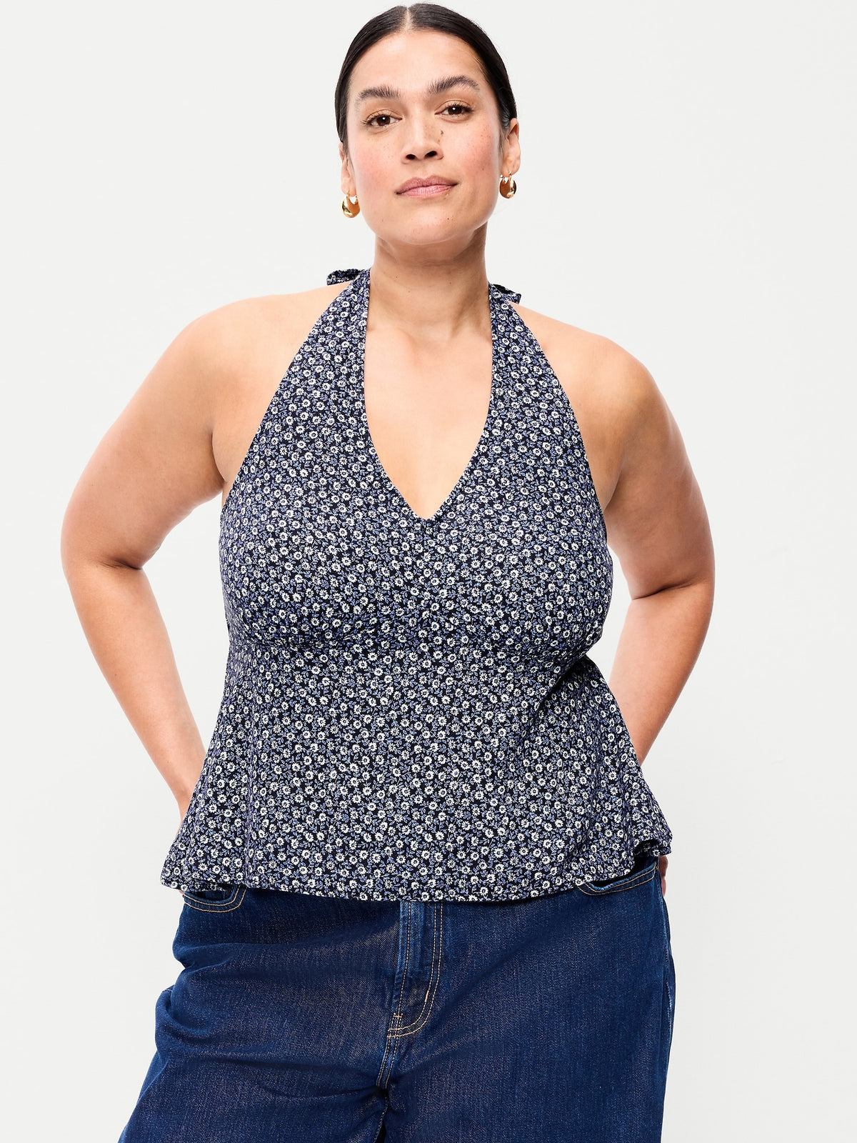 Blue Ditsy Floral