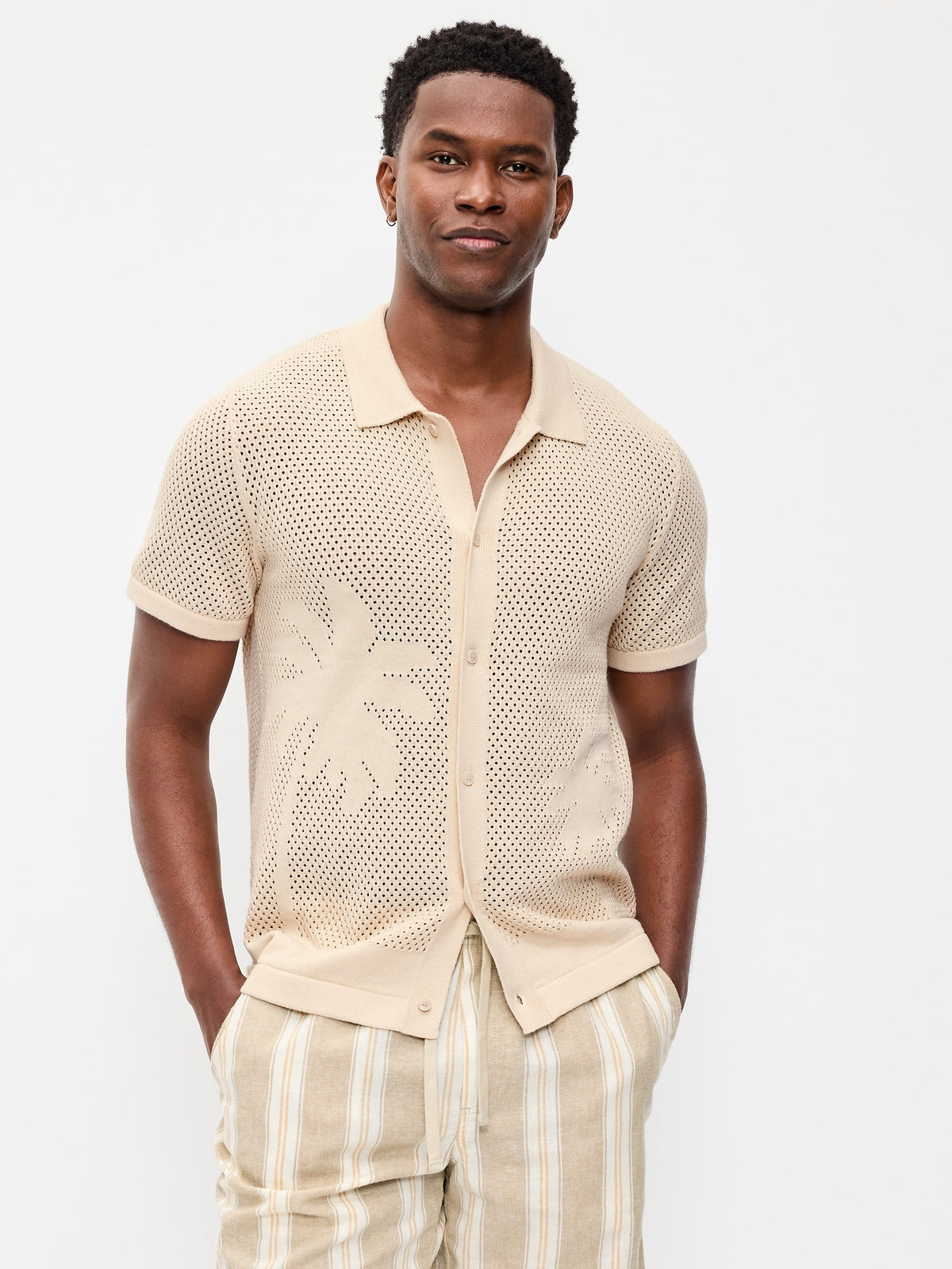 White Palm Print