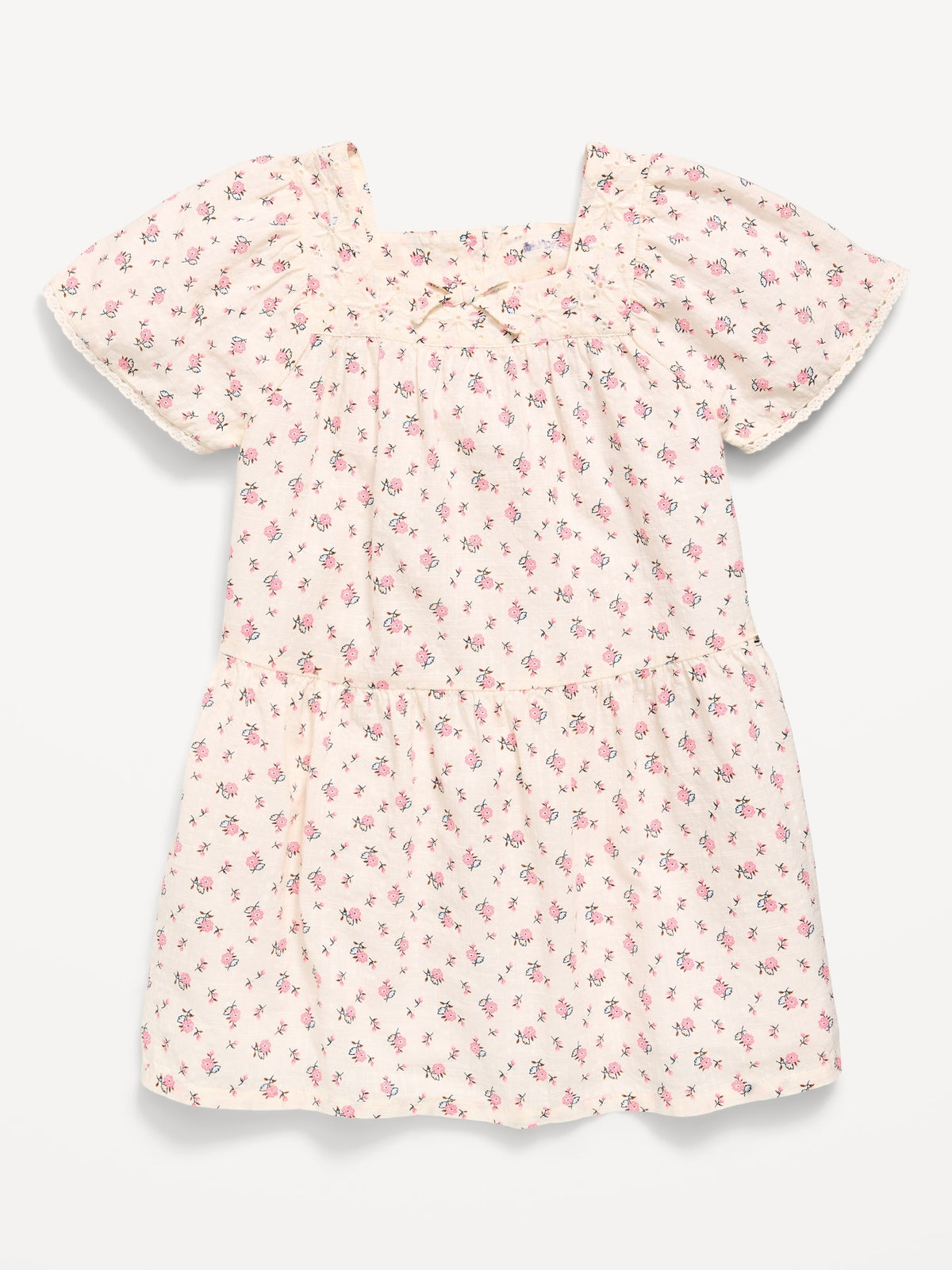 White Ditsy Floral