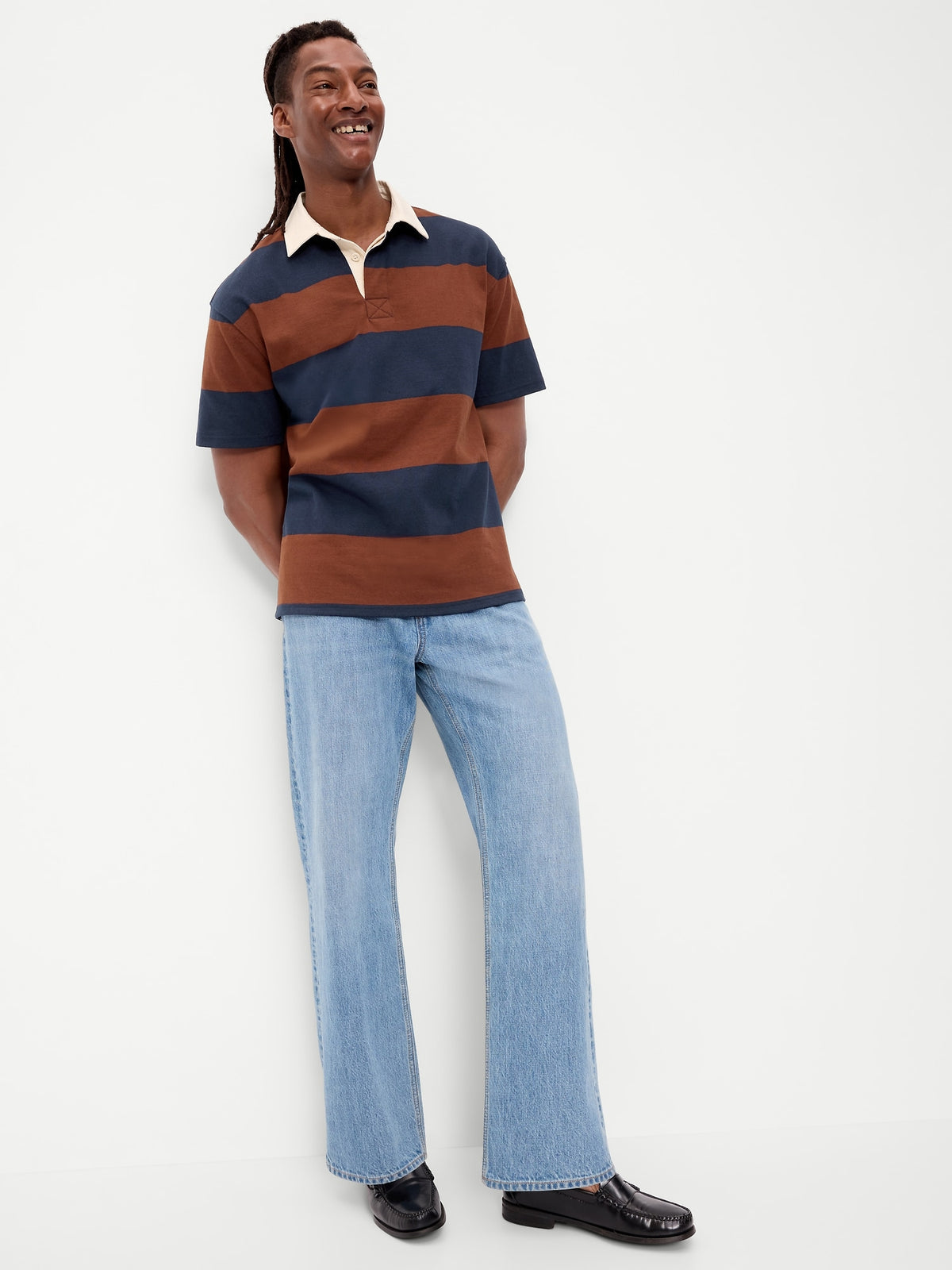 Navy Blue Stripe