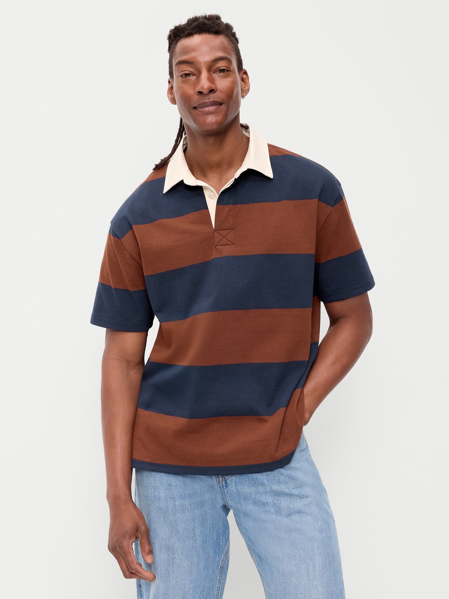 Navy Blue Stripe