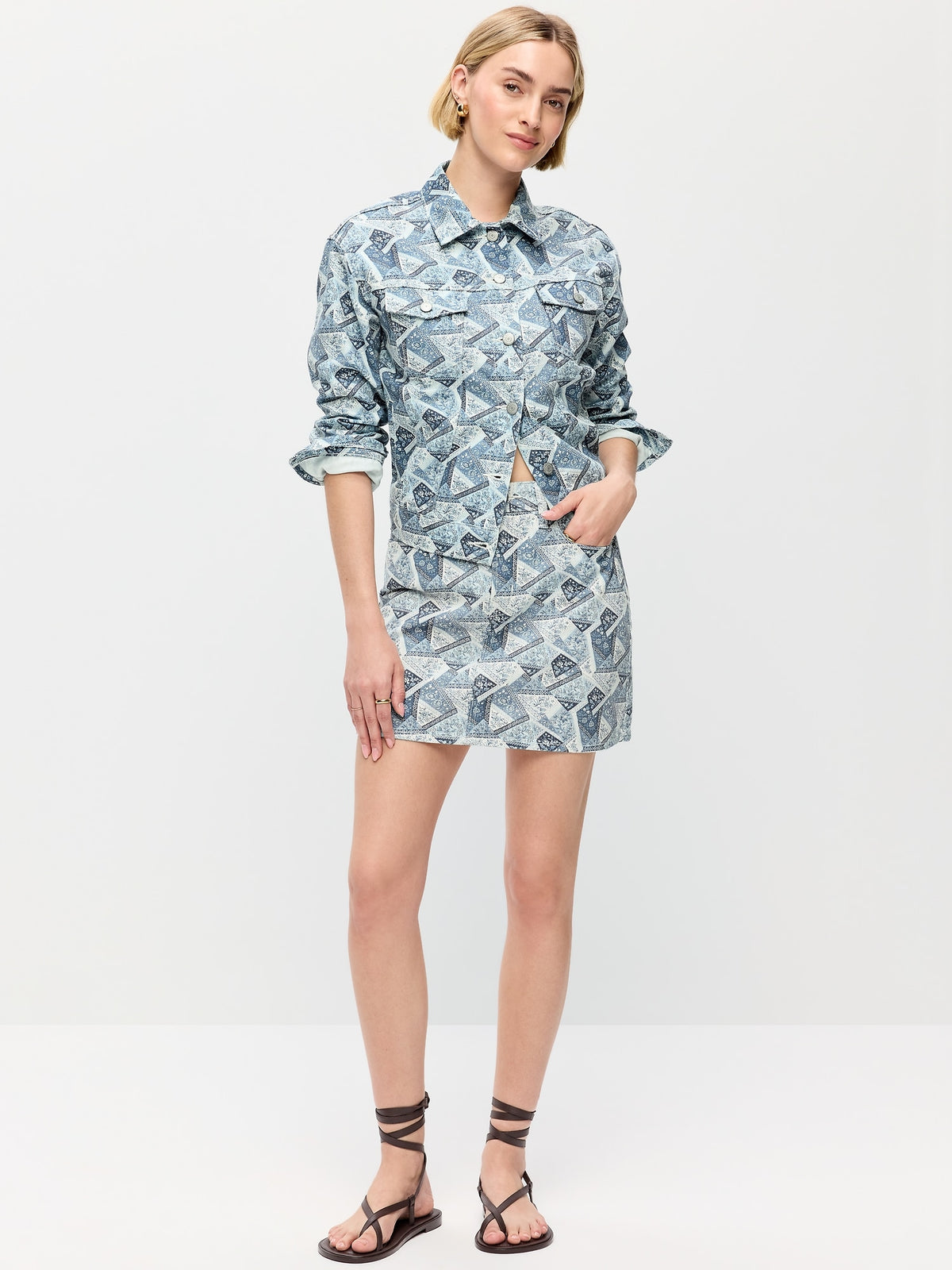 Light Blue Print