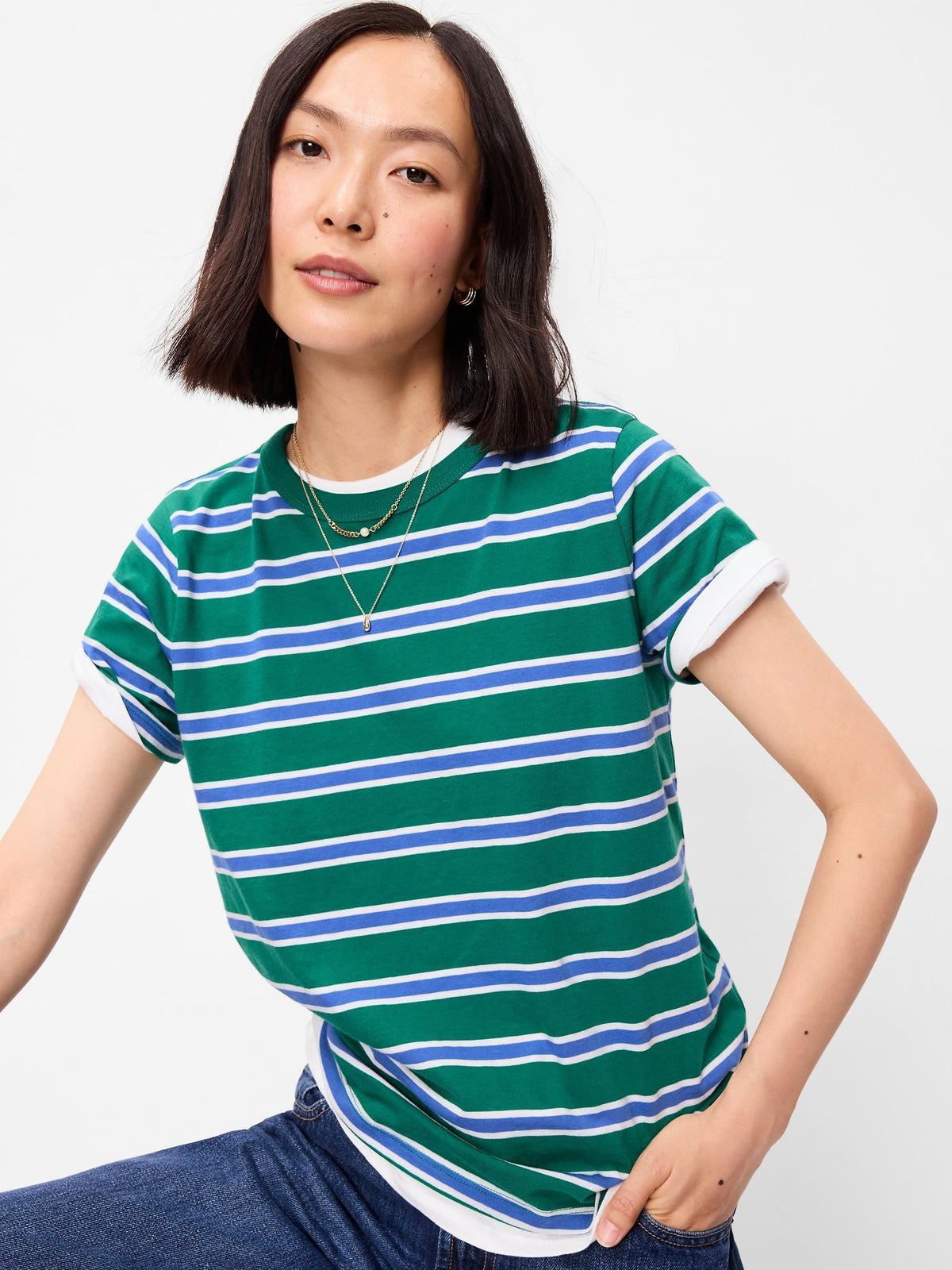 Blue/Green Stripe