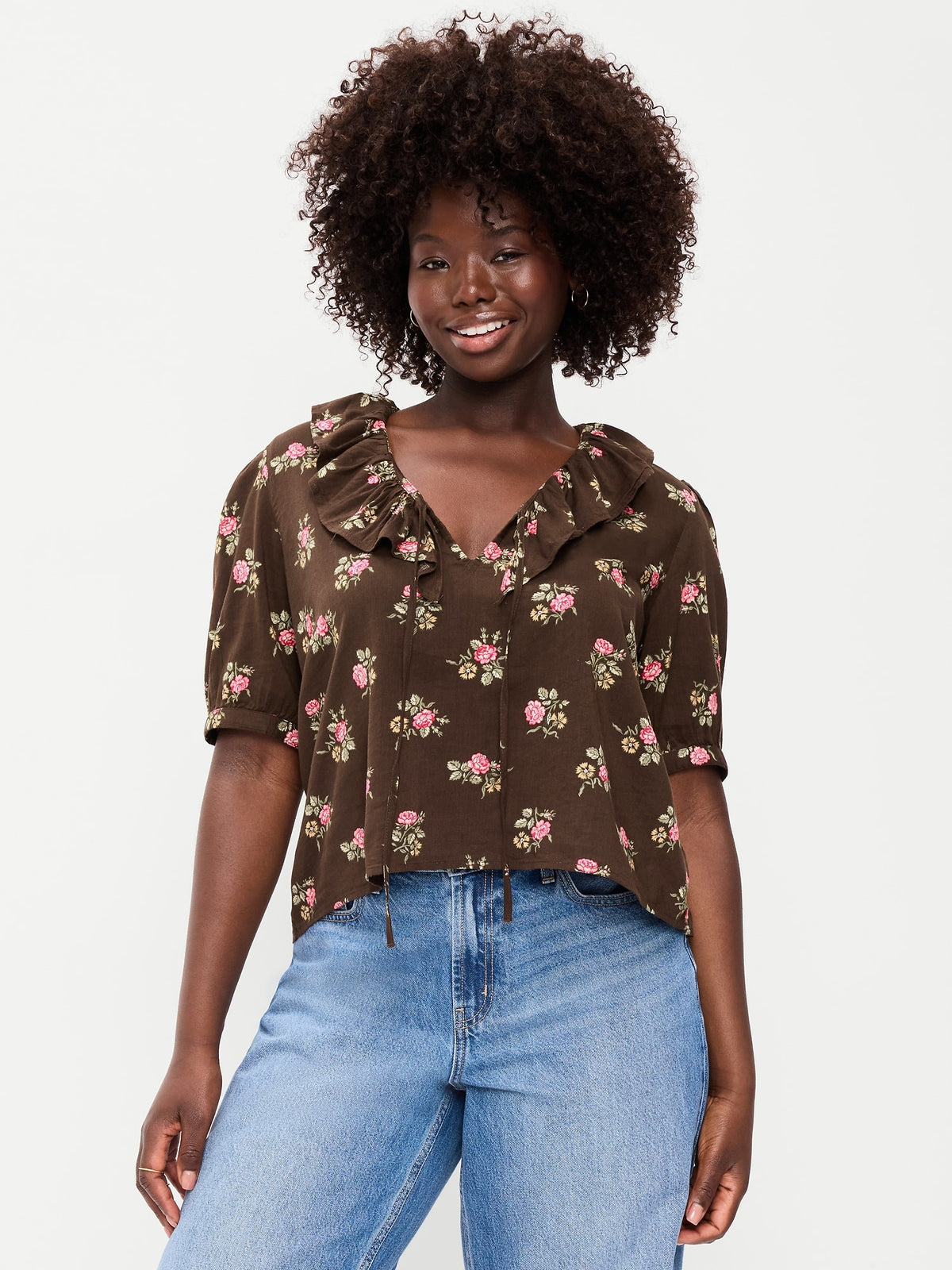 Brown Floral