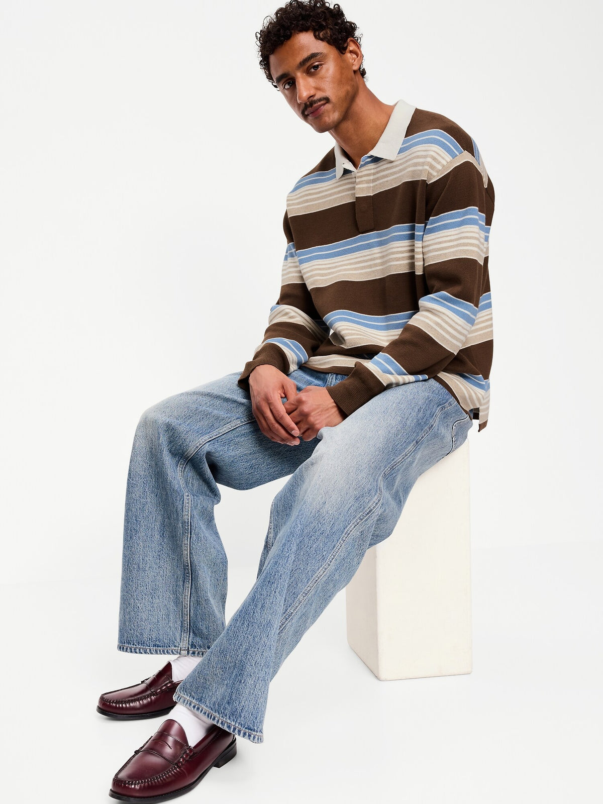 Blue/Brown Stripe