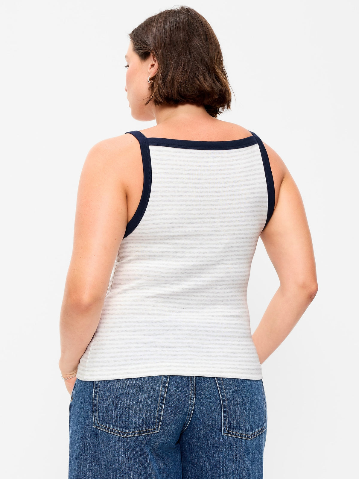 Heather Gray Stripe