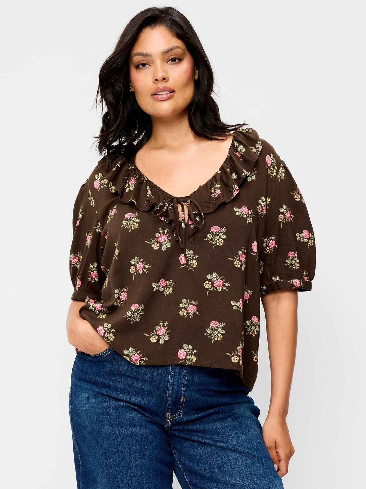 Brown Floral