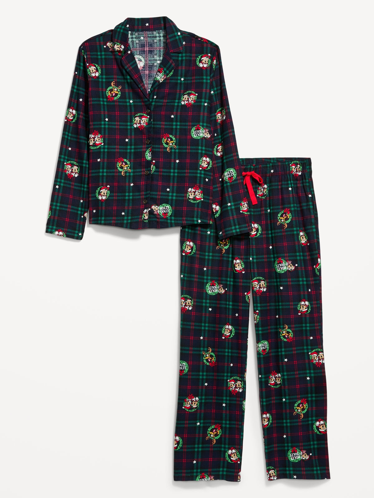Disney Wreath Plaid