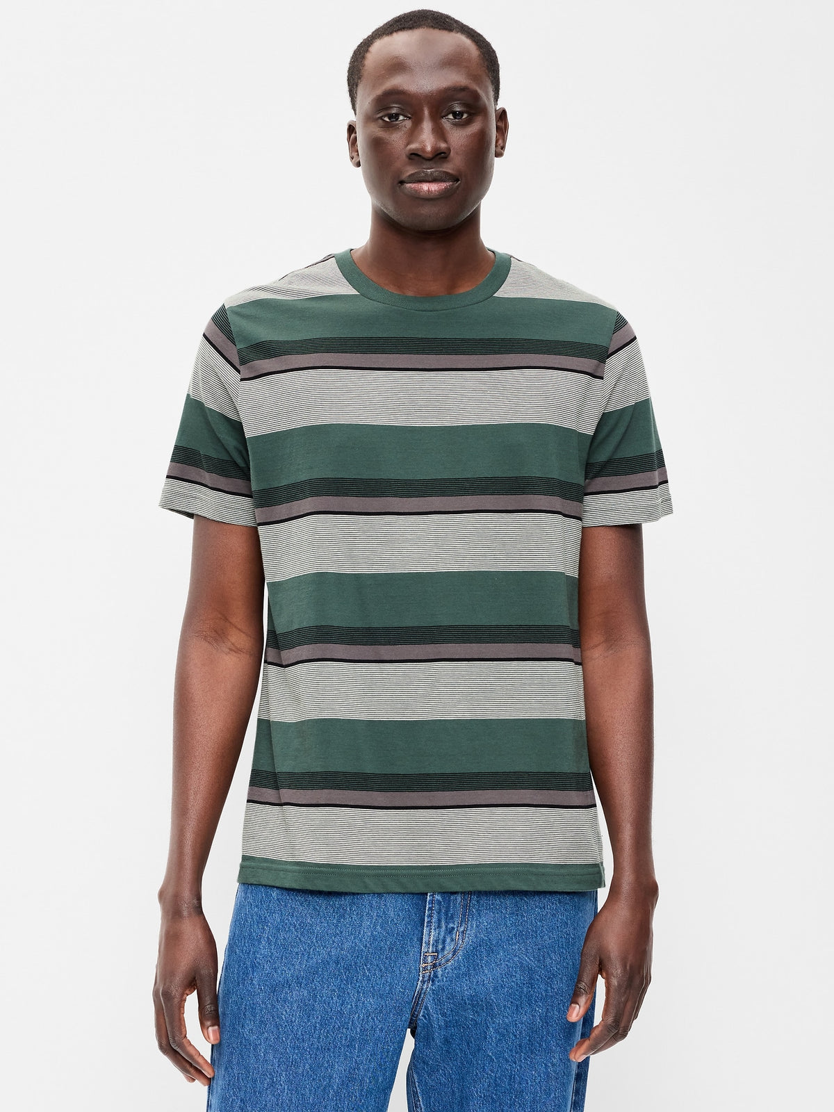 Green Stripe Top