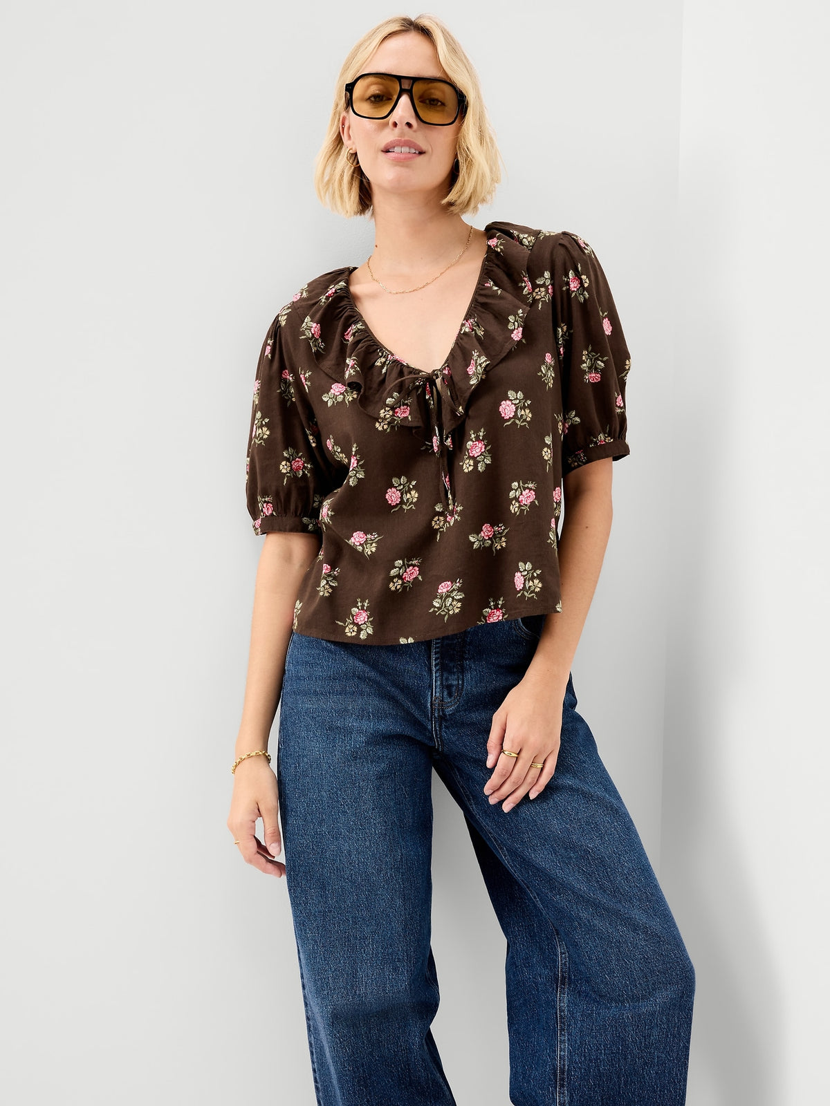 Brown Floral