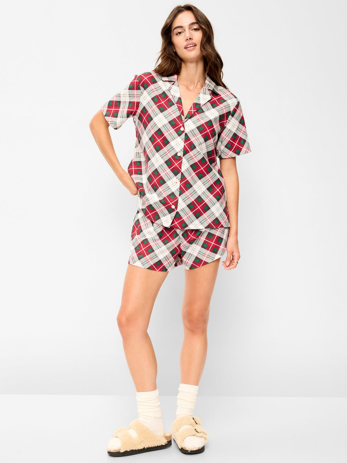 White Plaid (Match the Fam!)