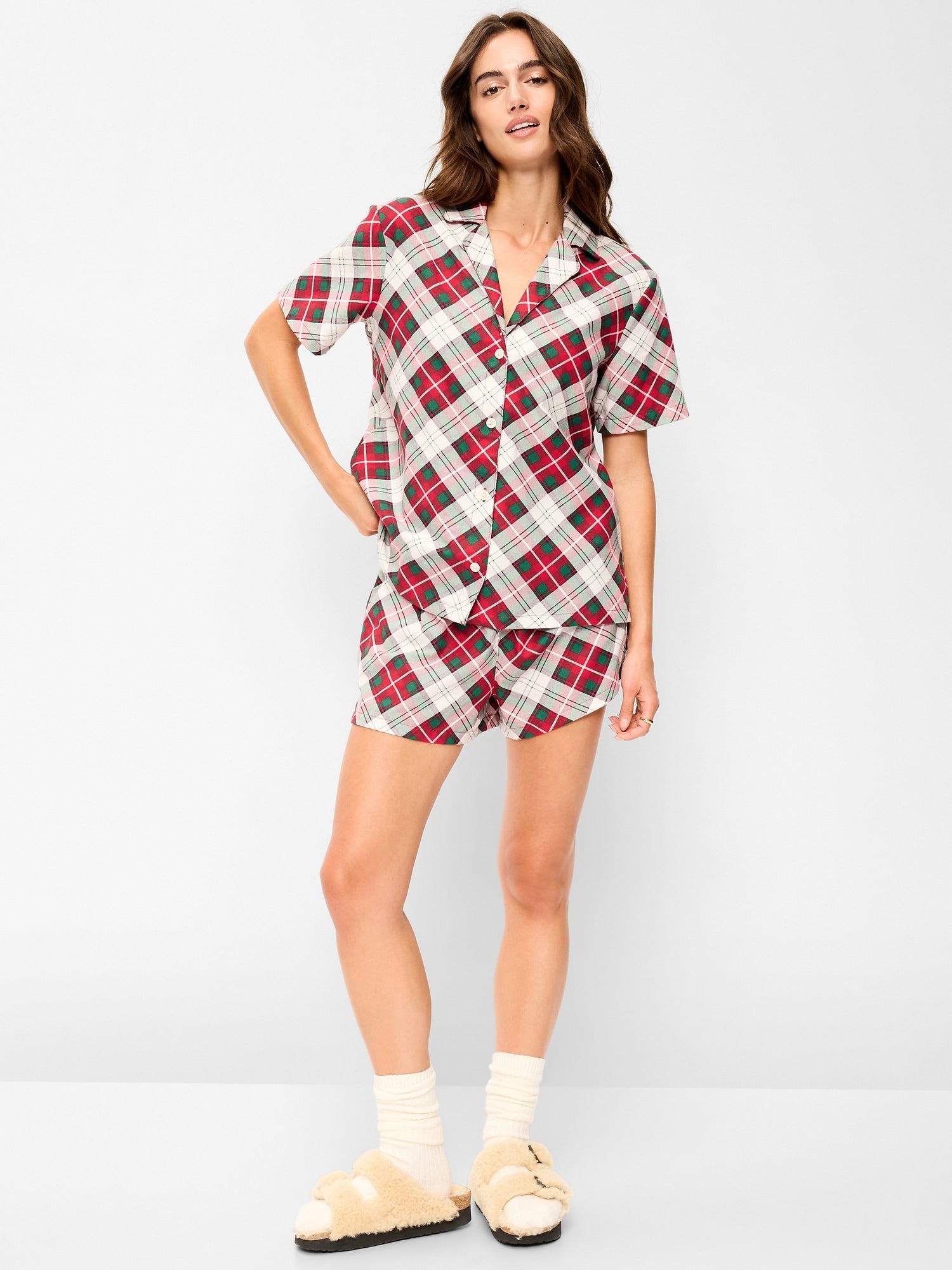 White Plaid (Match the Fam!)