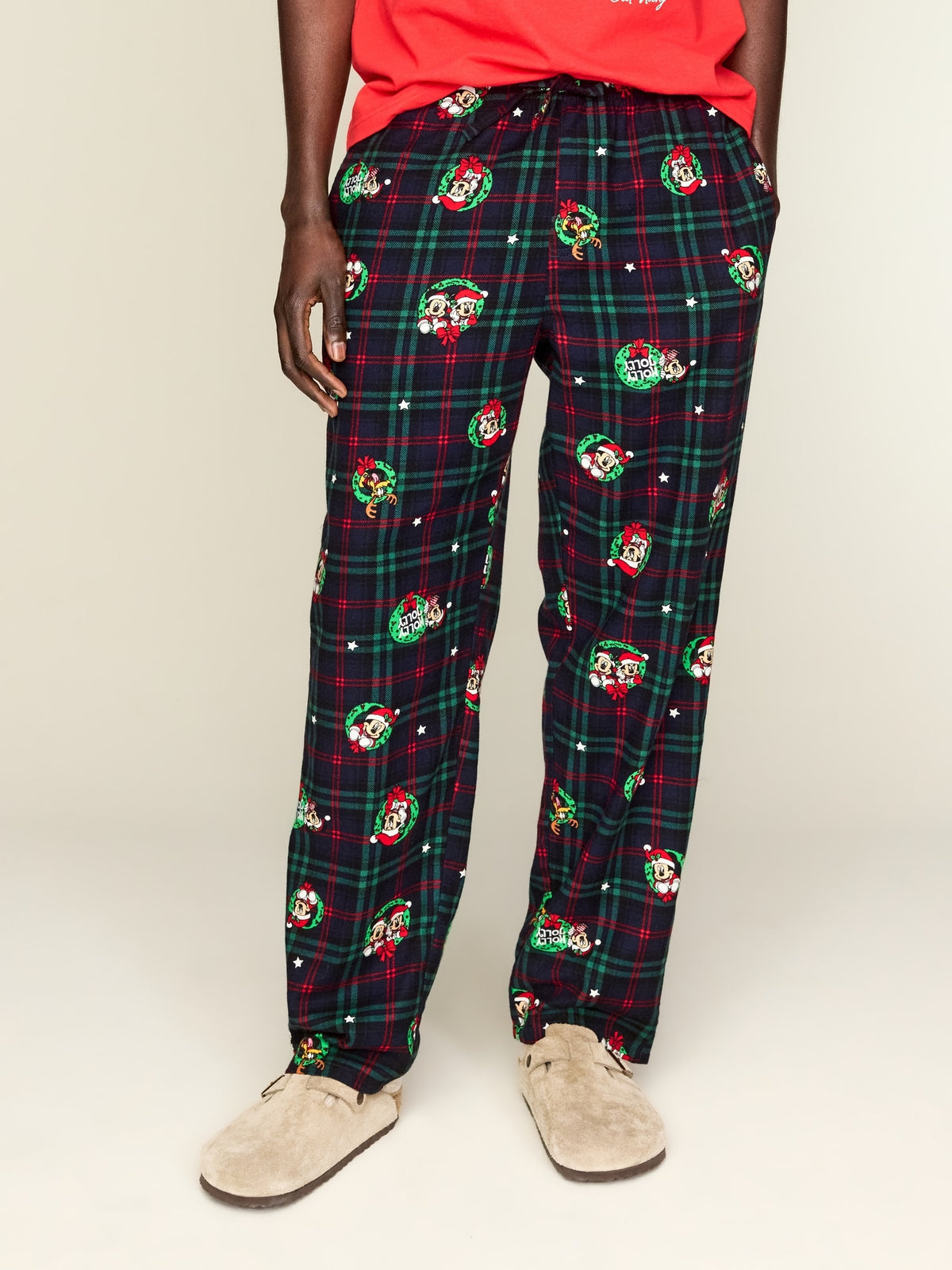 Disney Wreath Plaid