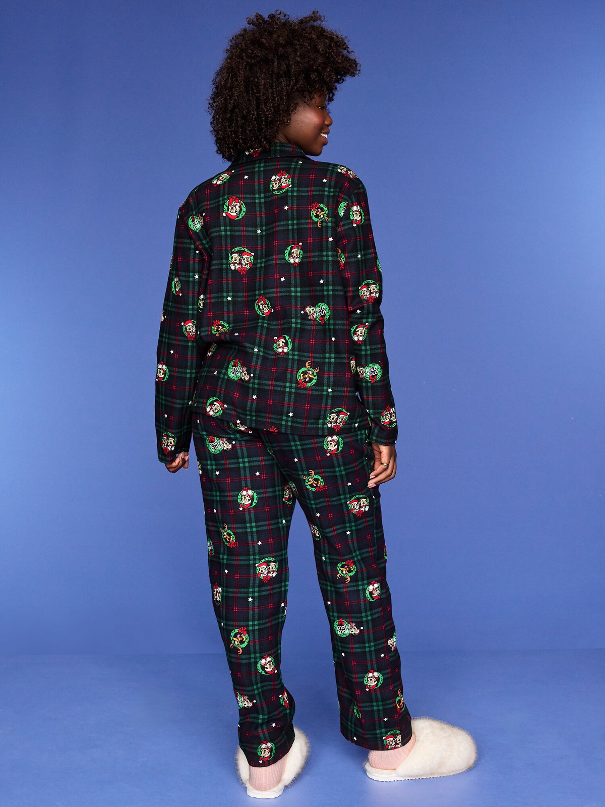 Disney Wreath Plaid