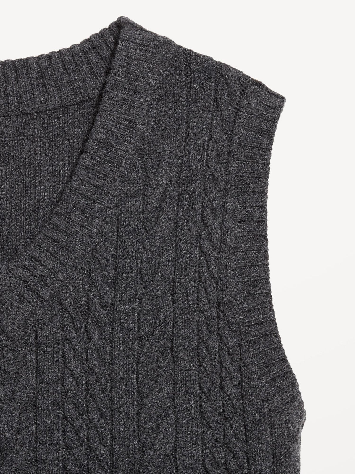 Cable-Knit Vest