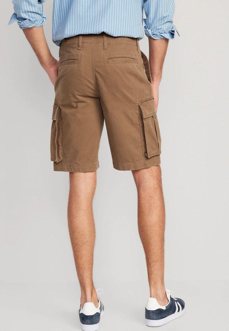 Relaxed Lived-In Cargo Shorts for Men -- 10-inch inseam