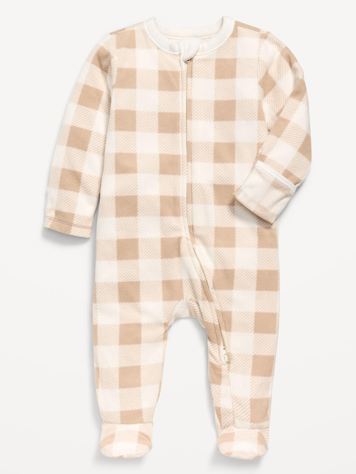 2-Way-Zip Sleep & Play Microfleece Footed One-Piece for Baby
