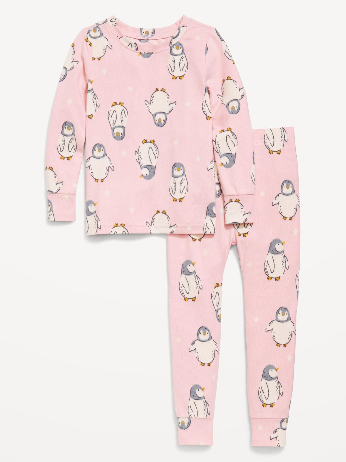 Printed Snug-Fit Pajama Set for Toddler & Baby