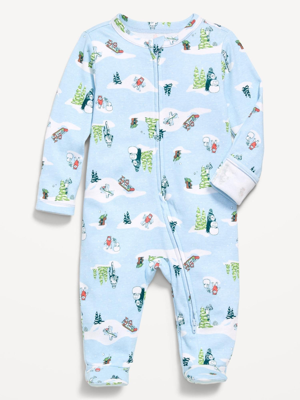 Old Navy x Star Wars Snug-Fit 2-Way-Zip Footed One-Piece for Baby